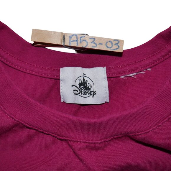 Disney Adult Size XL T-Shirt Pink Cheshire Cat Alice In Wonderland Magic Club - Picture 5 of 6